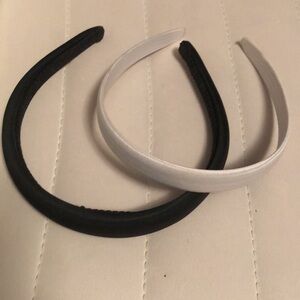 Elegant Black and White Headband Set